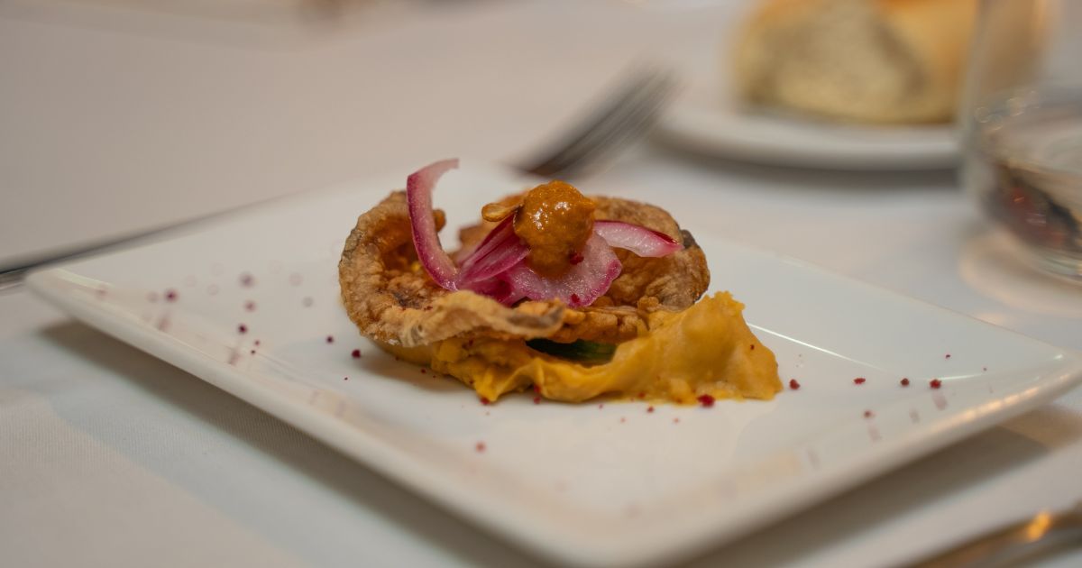 Plato de comida Gourmet en Restaurante El Pote