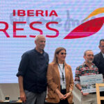 Entrega del premio a Restaurante El Pote como ganador del concurso de tapas organizado por Iberia Express